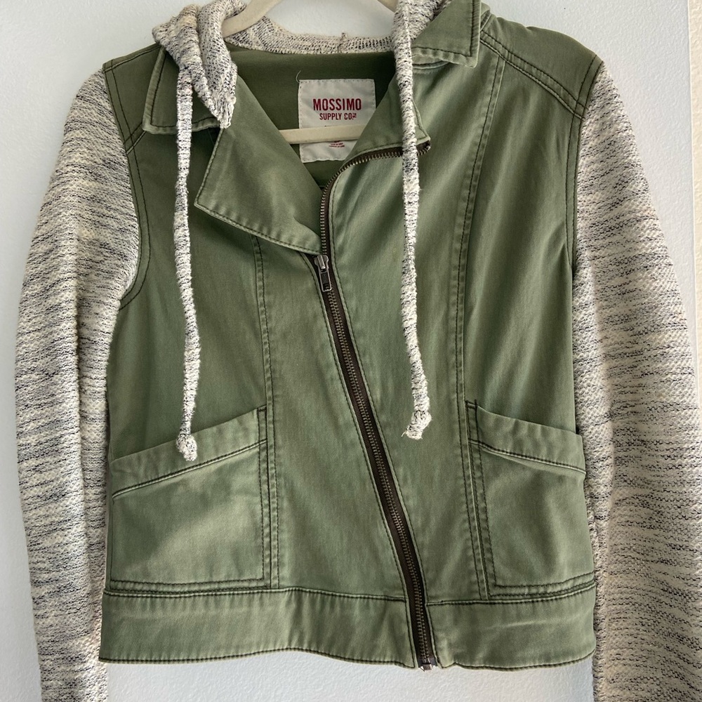 Mossimo Supply Co. Jackets & Coats | Mossimo Utility Jacket Military Sweater |
